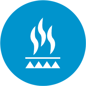 It modulates the emission of heat depending on the temperature.