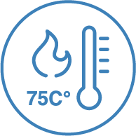 High temperature DHW storage allows a
reduction of the boiler volume up to 30%, to
heat bathroom heater radiators and avoids highly
energyconsumpting anti-legionella cycles that are
normally performed through the use of electrical
resistances.