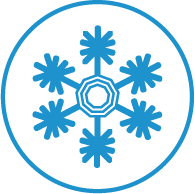 To set automatic ignition, when the temperature drops below 5°C